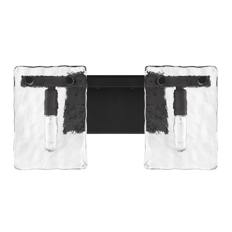 Savoy House 8-8204-2-BK Two Light Bathroom Vanity, Matte Black (2)