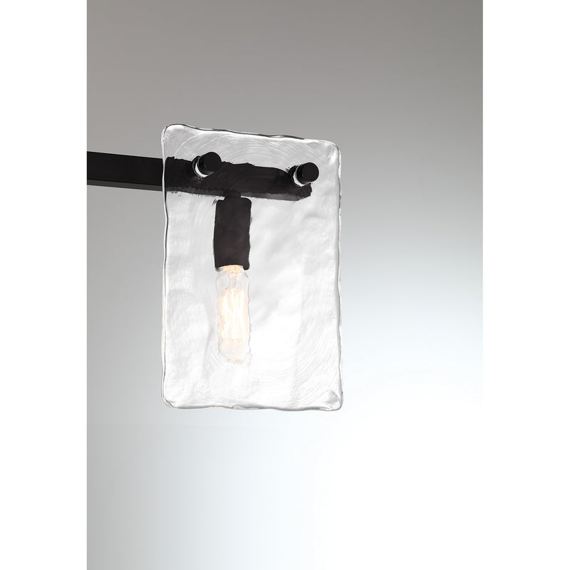 Savoy House 8-8204-3-BK Three Light Bathroom Vanity, Matte Black (6)