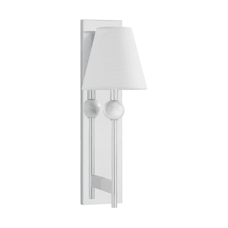 Savoy House 9-1968-1-11 One Light Wall Sconce, Polished Chrome (2)
