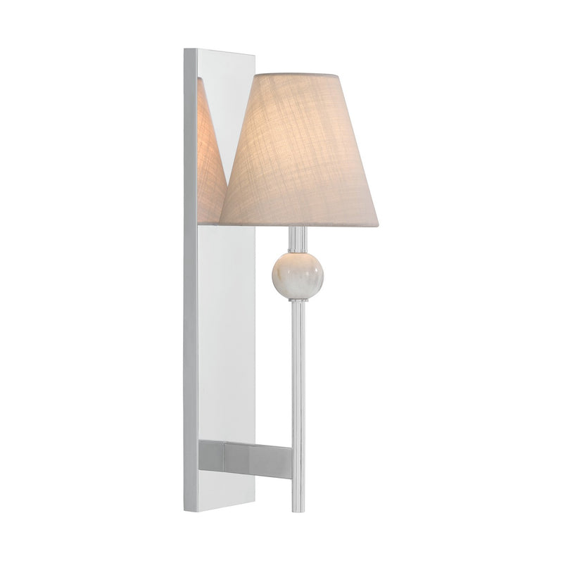 Savoy House 9-1968-1-11 One Light Wall Sconce, Polished Chrome (4)