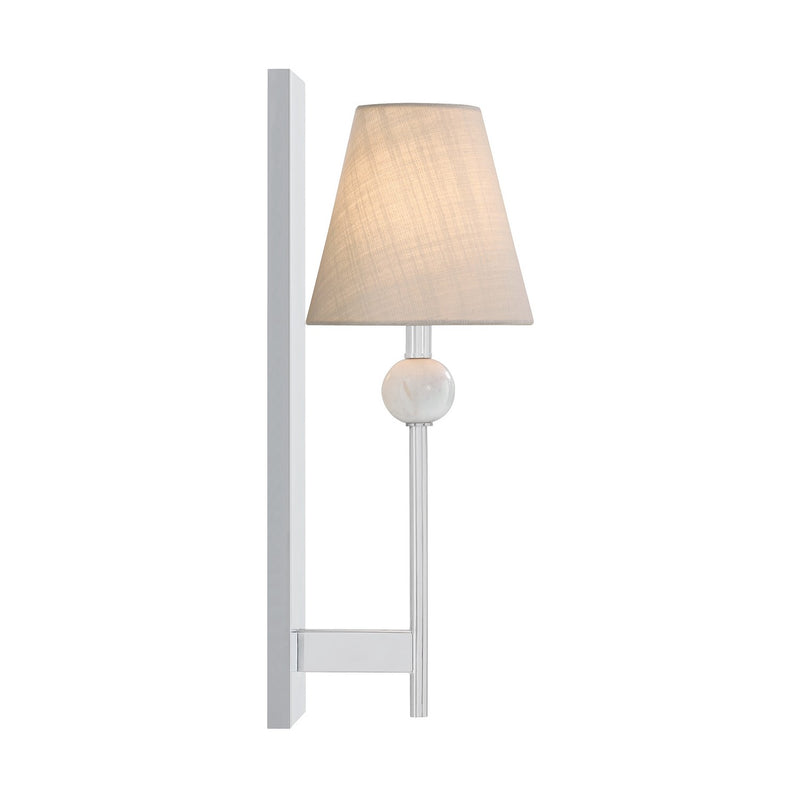 Savoy House 9-1968-1-11 One Light Wall Sconce, Polished Chrome (5)