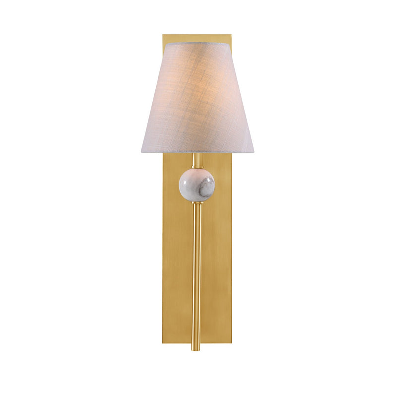 Savoy House 9-1968-1-322 One Light Wall Sconce, Warm Brass (3)
