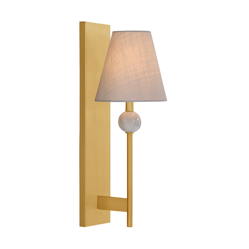 Savoy House 9-1968-1-322 One Light Wall Sconce, Warm Brass (4)