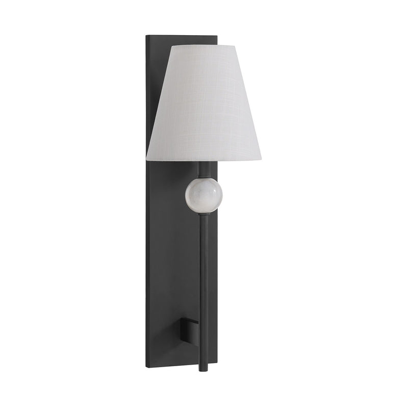 Savoy House 9-1968-1-89 One Light Wall Sconce, Matte Black (2)