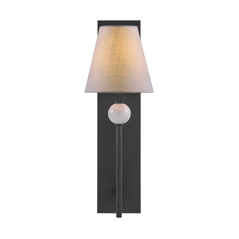 Savoy House 9-1968-1-89 One Light Wall Sconce, Matte Black (3)