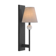 Savoy House 9-1968-1-89 One Light Wall Sconce, Matte Black (4)