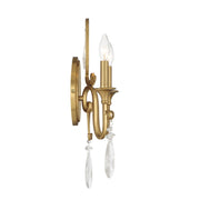 Savoy House 9-2704-2-322 Two Light Wall Sconce, Warm Brass (5)