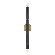 Savoy House 9-2901-2-263 Two Light Wall Sconce, Black Marble w/Warm Brass (3)