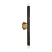 Savoy House 9-2901-2-263 Two Light Wall Sconce, Black Marble w/Warm Brass (4)