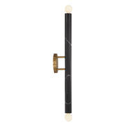 Savoy House 9-2901-2-263 Two Light Wall Sconce, Black Marble w/Warm Brass (5)