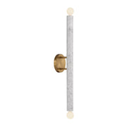 Savoy House 9-2901-2-264 Two Light Wall Sconce, White Marble w/Warm Brass (4)