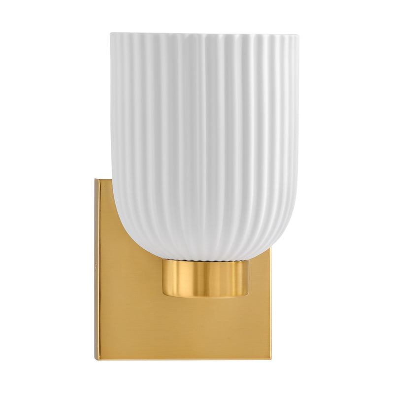 Savoy House 9-3172-1-322 One Light Wall Sconce, Warm Brass (2)