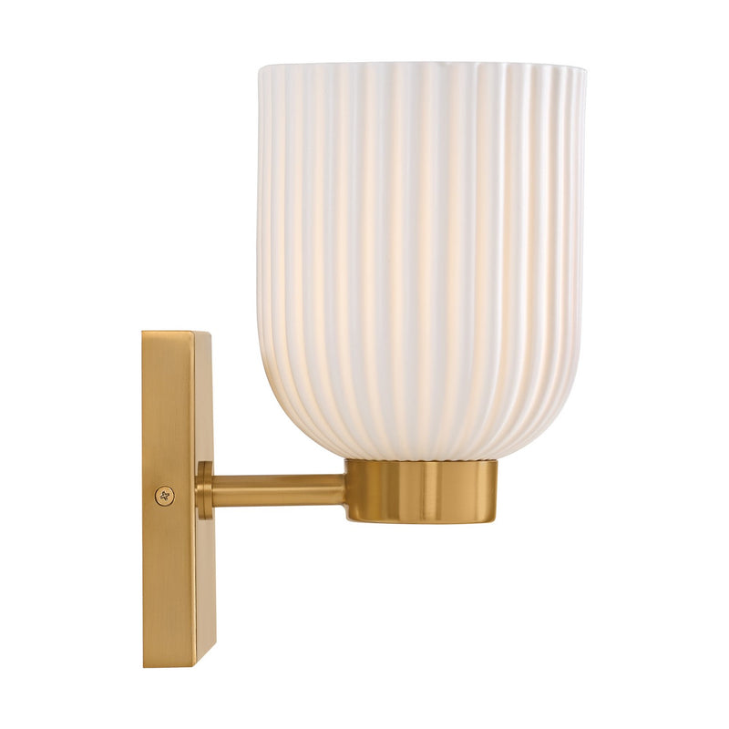 Savoy House 9-3172-1-322 One Light Wall Sconce, Warm Brass (5)
