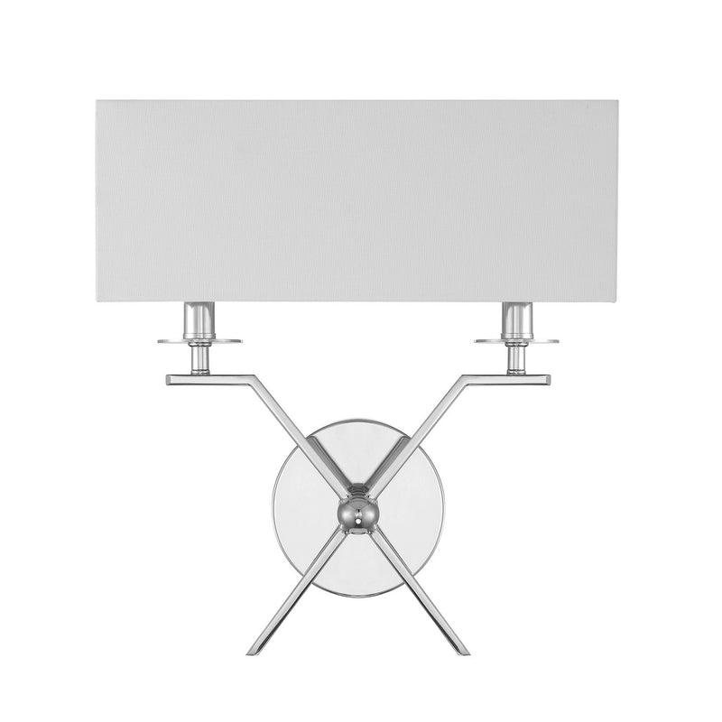 Savoy House 9-3305-2-109 Two Light Wall Sconce, Polished Nickel (2)