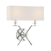 Savoy House 9-3305-2-109 Two Light Wall Sconce, Polished Nickel (3)