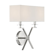 Savoy House 9-3305-2-109 Two Light Wall Sconce, Polished Nickel (4)
