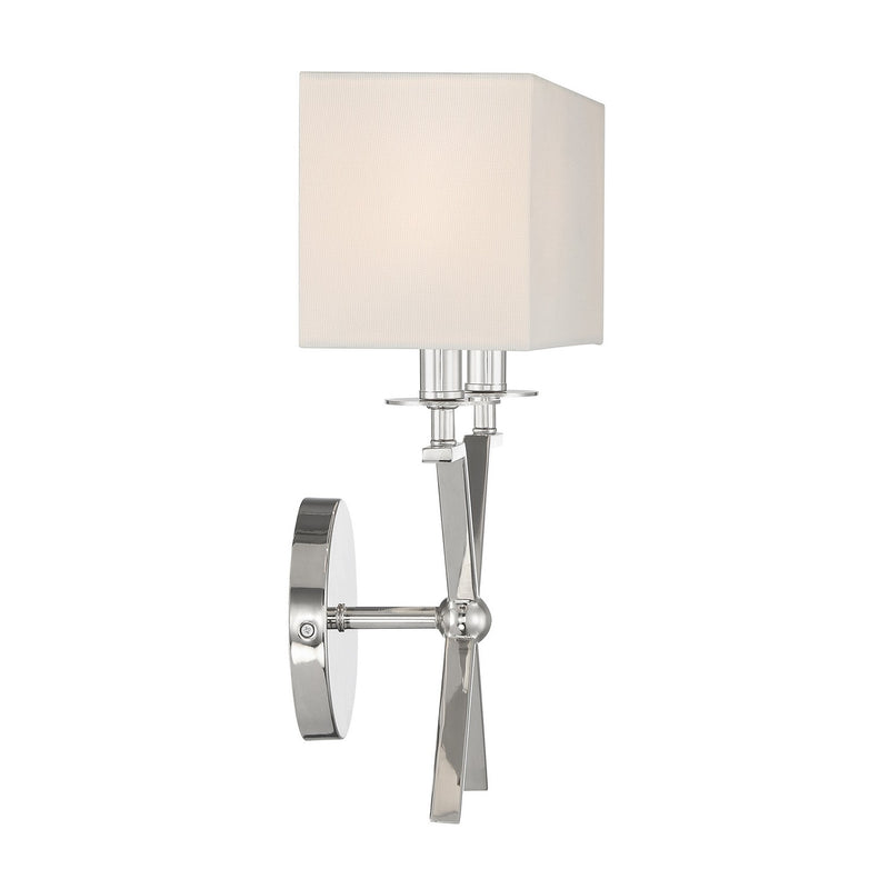 Savoy House 9-3305-2-109 Two Light Wall Sconce, Polished Nickel (5)