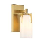 Savoy House 9-4128-1-322 One Light Bathroom Vanity, Warm Brass (4)