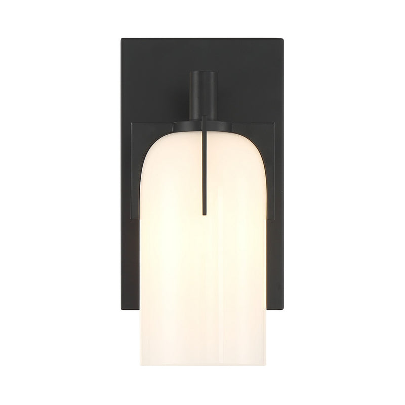 Savoy House 9-4128-1-BK One Light Bathroom Vanity, Matte Black (3)