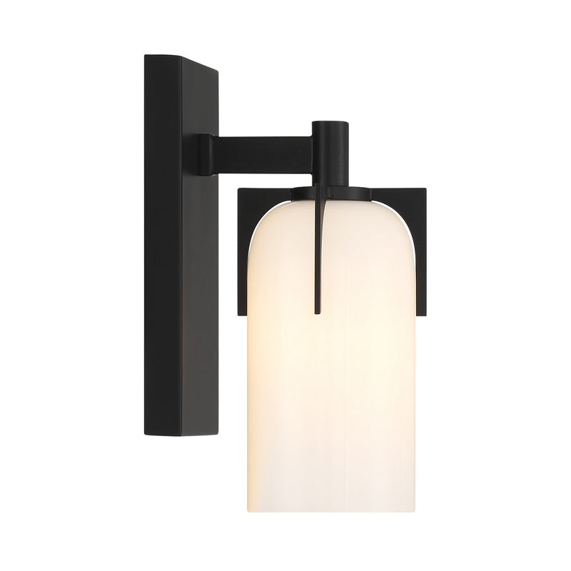 Savoy House 9-4128-1-BK One Light Bathroom Vanity, Matte Black (5)