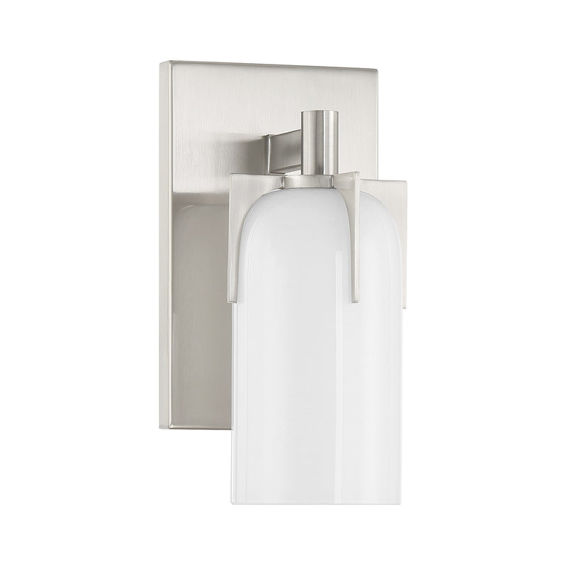 Savoy House 9-4128-1-SN One Light Bathroom Vanity, Satin Nickel (2)