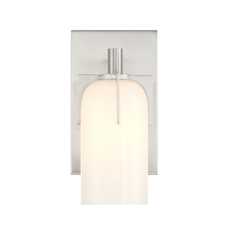 Savoy House 9-4128-1-SN One Light Bathroom Vanity, Satin Nickel (3)