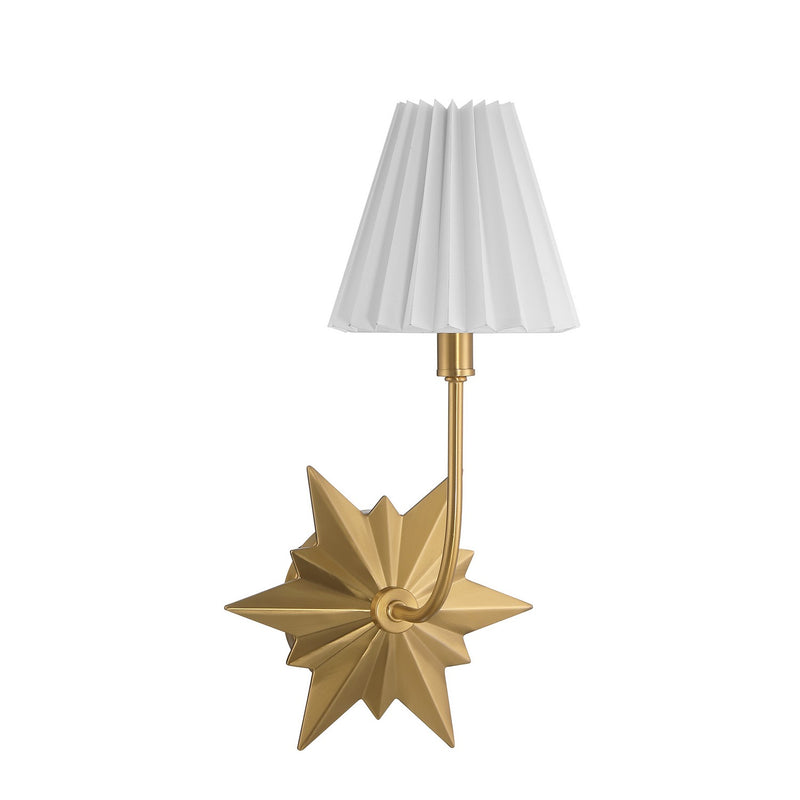 Savoy House 9-4408-1-322 One Light Wall Sconce, Warm Brass (2)