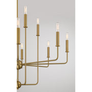 Savoy House 1-4046-12-322 12 Light Chandelier, Warm Brass (6)