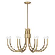 Savoy House 1-6680-8-127 Eight Light Chandelier, Noble Brass (2)