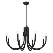 Savoy House 1-6680-8-89 Eight Light Chandelier, Matte Black (3)