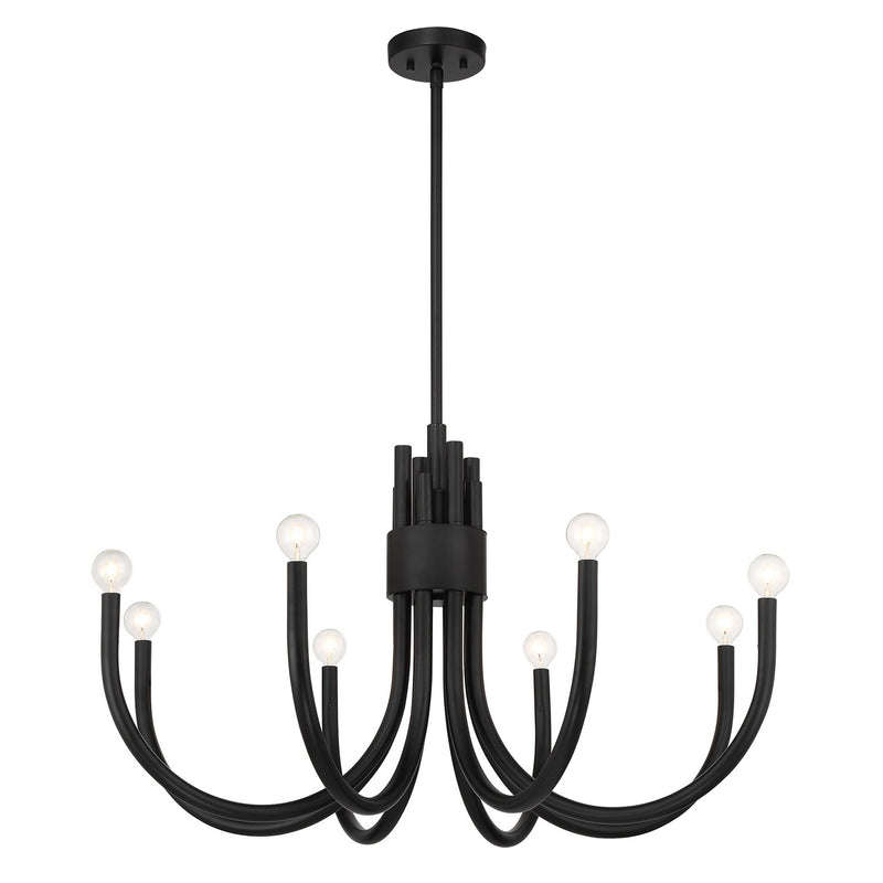Savoy House 1-6680-8-89 Eight Light Chandelier, Matte Black (3)