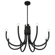 Savoy House 1-6680-8-89 Eight Light Chandelier, Matte Black (4)