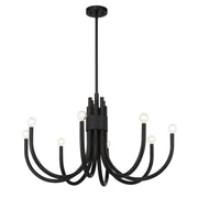 Savoy House 1-6680-8-89 Eight Light Chandelier, Matte Black (5)