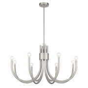 Savoy House 1-6680-8-SN Eight Light Chandelier, Satin Nickel (3)