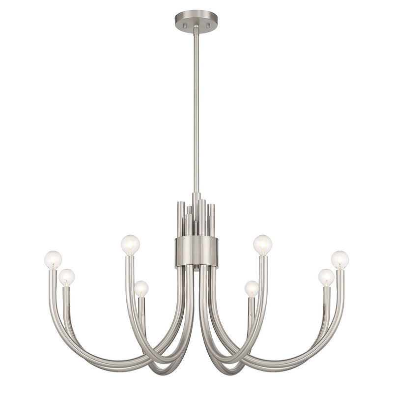 Savoy House 1-6680-8-SN Eight Light Chandelier, Satin Nickel (3)