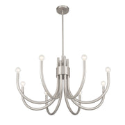 Savoy House 1-6680-8-SN Eight Light Chandelier, Satin Nickel (4)