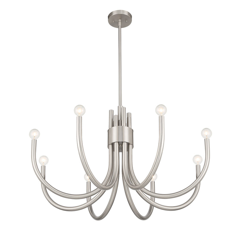 Savoy House 1-6680-8-SN Eight Light Chandelier, Satin Nickel (4)