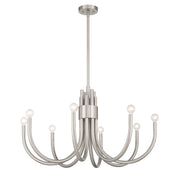 Savoy House 1-6680-8-SN Eight Light Chandelier, Satin Nickel (5)