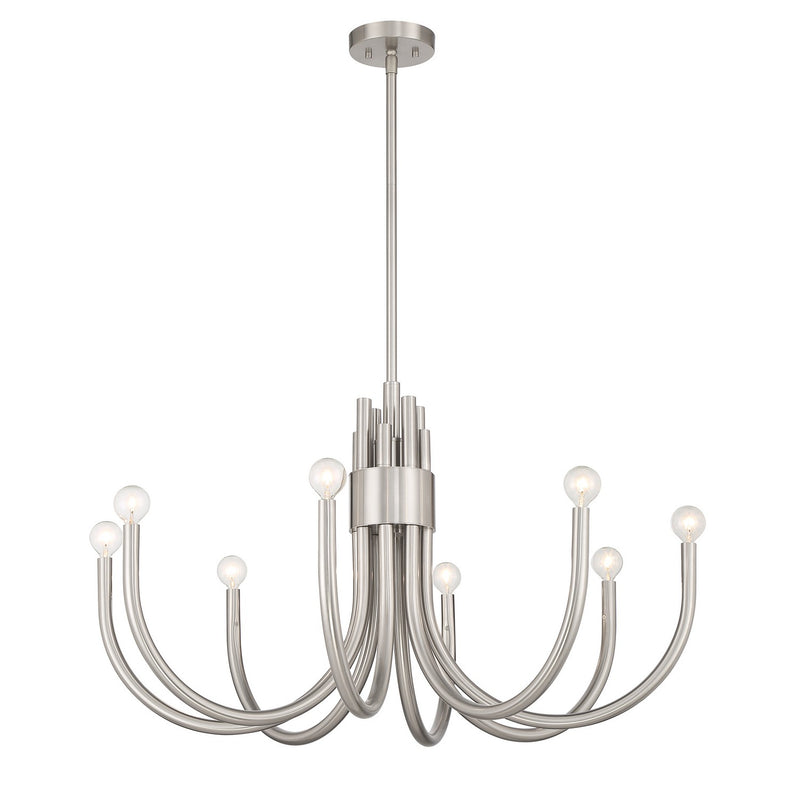 Savoy House 1-6680-8-SN Eight Light Chandelier, Satin Nickel (5)