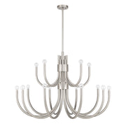 Savoy House 1-6682-15-SN 15 Light Chandelier, Satin Nickel (2)
