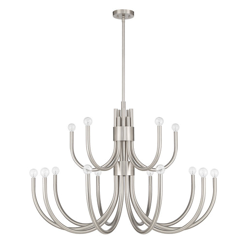 Savoy House 1-6682-15-SN 15 Light Chandelier, Satin Nickel (2)