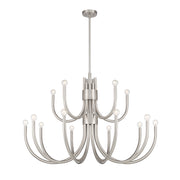 Savoy House 1-6682-15-SN 15 Light Chandelier, Satin Nickel (4)