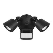 Savoy House 4-FLOOD-MS-A2-3000K-BK LED Motion Sensored Double Flood Light, Black (2)