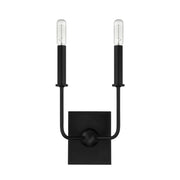 Savoy House 9-4044-2-89 Two Light Wall Sconce, Matte Black (2)