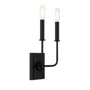Savoy House 9-4044-2-89 Two Light Wall Sconce, Matte Black (4)