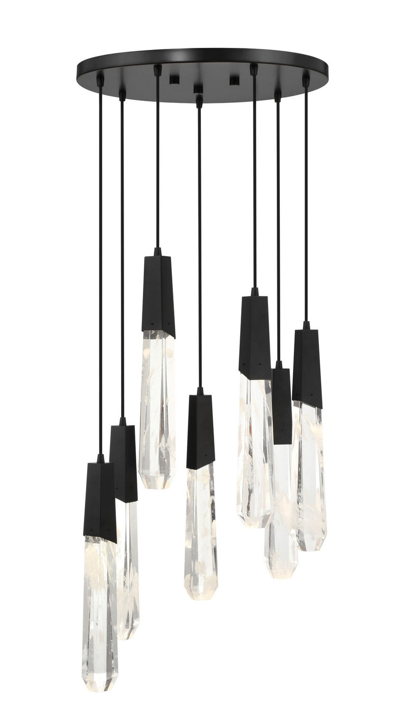 George Kovacs P1287-66A-L Drifting Droplets LED Pendant, Coal Alternate Image.jpg