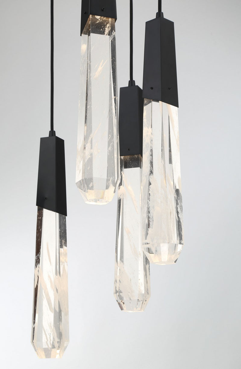 George Kovacs P1287-66A-L Drifting Droplets LED Pendant, Coal Alternate Image 4.jpg