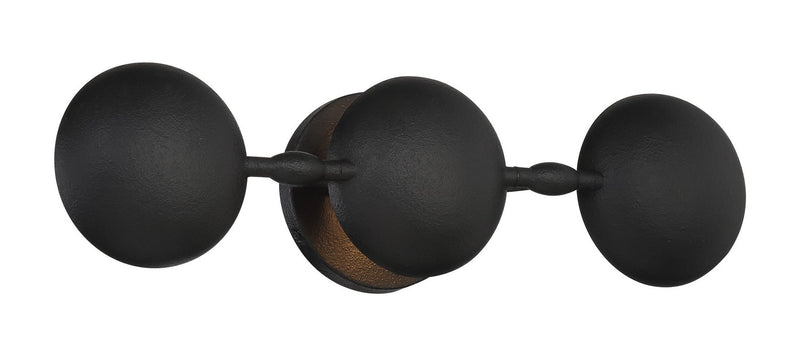 George Kovacs P1315-076 Undertas Three Light Wall Sconce, Iron Ore Alternate Image.jpg