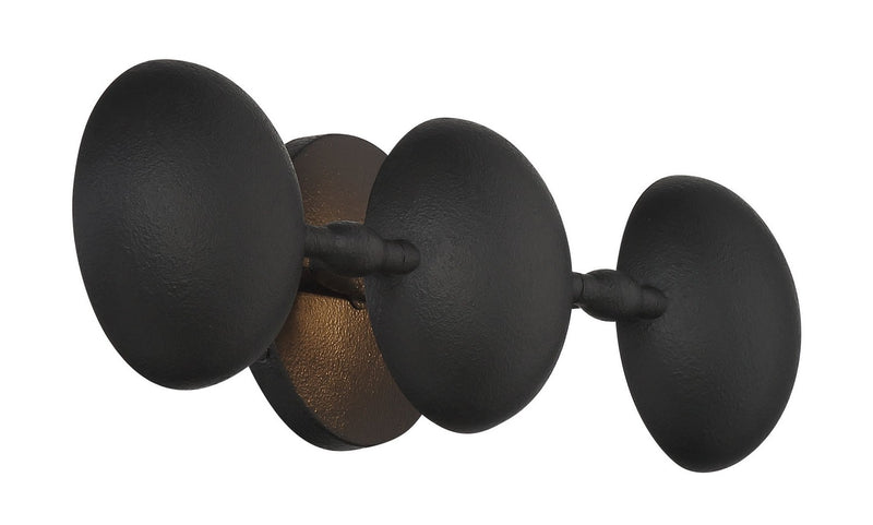 George Kovacs P1315-076 Undertas Three Light Wall Sconce, Iron Ore Alternate Image 2.jpg