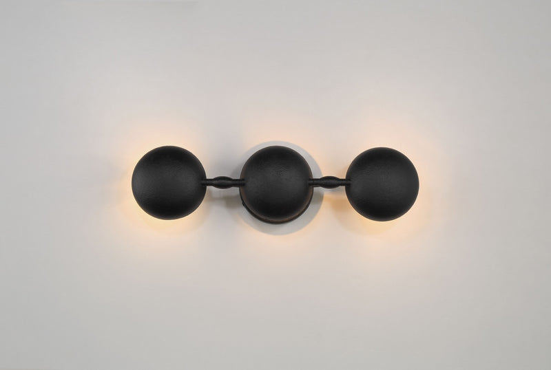 George Kovacs P1315-076 Undertas Three Light Wall Sconce, Iron Ore Alternate Image 4.jpg